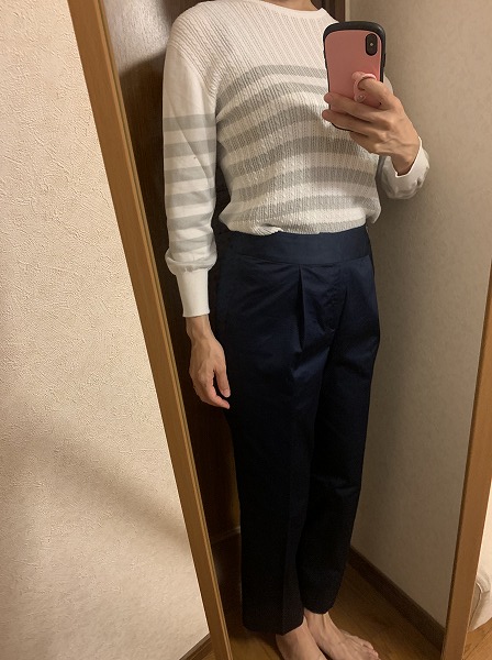エアクロで届いた洋服の写真